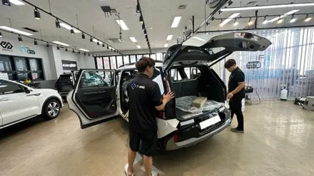 세련된 모습이 매력적인 EV9 화이트 신차검수 / 서울 구로 영등포