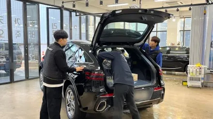 영롱함을 가진 GV70 비크블랙 신차검수 현장 / 서울 구로 영등포