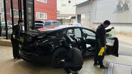 시크한 매력의 모델S 블랙 신차검수 결과는 ?! / 서울 구로 영등포