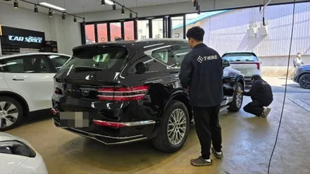 GV80 페이스리프트 비크 블랙 디테일했던 신차검수 현장 / 서울 구로 영등포