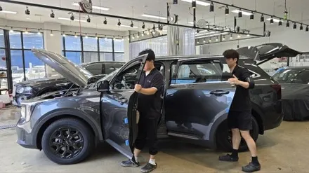 쏘렌토 인터스텔라 그레이 신차검수 최종 결과 양품 선정! / 서울 구로 영등포