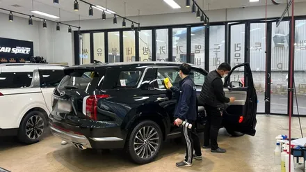 오묘한 컬러감, 팰리세이드 로버스트 에메랄드 펄 신차검수 / 서울 구로 영등포