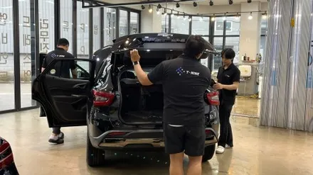 차분한 블랙컬러가 매력적인 트랙스 신차검수 작업! / 서울 구로 영등포