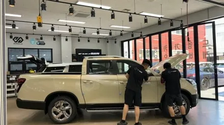 매력적인 컬러 렉스턴스포츠칸 샌드베이지 신차검수 인수결정! / 서울 구로 영등포