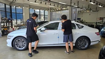 G80 신차검수 도막두께, 열선기능 측정 결과는! / 서울 구로 영등포