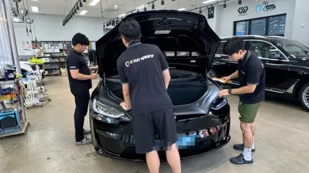 테슬라 모델X 블랙, 멋진 윙도어 실물 감상하고 가세요~! / 서울 구로 영등포