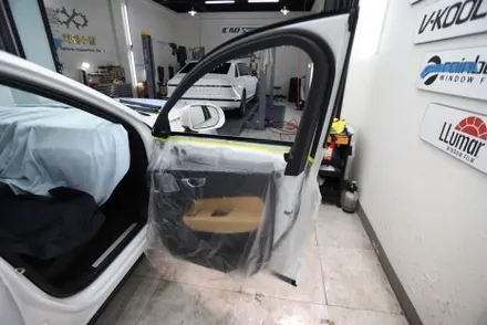 부산 루마버텍스 썬팅 볼보 XC60에 시공 / 부산 해운대구 재송동