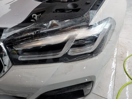 BMW 530i 쿠폰 필름 제거 후 부산 브이쿨 썬팅 시공 / 부산 해운대구 재송동