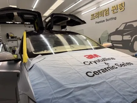 3M 크리스탈라인 전면 40% 측후면 20% 농도 가격 모델 X 썬팅 후기 / 부산 해운대구 재송동