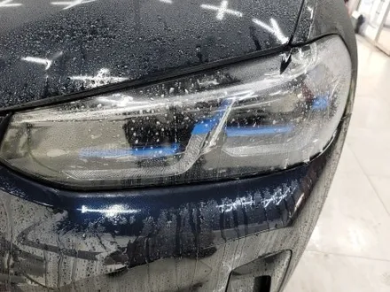 해운대 썬팅 BMW iX3 카본 블랙에 시공 / 부산 해운대구 재송동