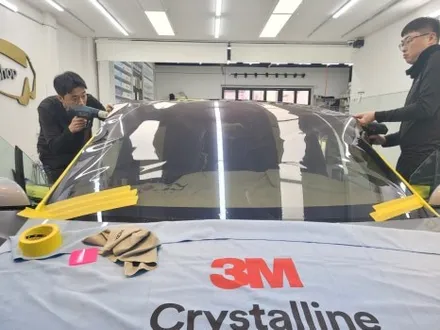 3M 크리스탈라인 전면 40% 측후면 20% 농도 가격 모델 X 썬팅 후기 / 부산 해운대구 재송동