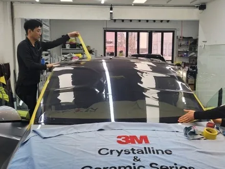 3M 크리스탈라인 전면 40% 측후면 20% 농도 가격 모델 X 썬팅 후기 / 부산 해운대구 재송동