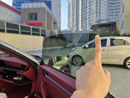 포르쉐 911 타르가4S 실버 루마버텍스썬팅 / 부산 해운대구 재송동
