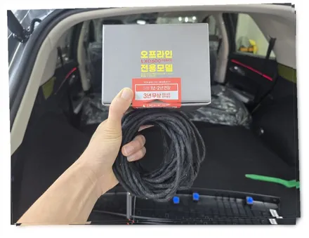 부산 제네시스gv70 신차패키지 브릴라 레드라인 유리막코팅 시공 / 부산 해운대구 재송동