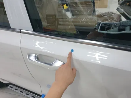 부산 레인보우V90 30% 12% 농도 썬팅 시공 / 부산 해운대구 재송동