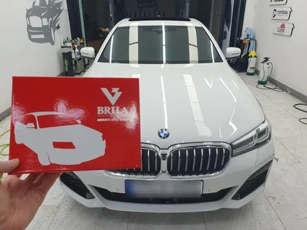 BMW 530i 쿠폰 필름 제거 후 부산 브이쿨 썬팅 시공 / 부산 해운대구 재송동
