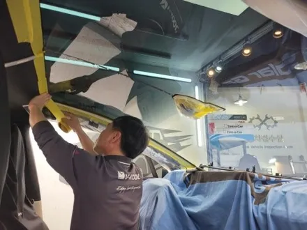 부산 진구 서면 자동차 썬팅 테슬라 모델x 농도 비교 시공기 / 부산 해운대구 재송동