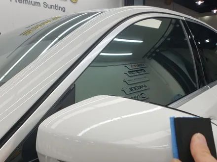 BMW 530i 쿠폰 필름 제거 후 부산 브이쿨 썬팅 시공 / 부산 해운대구 재송동