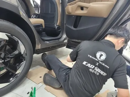 부산 쏘렌토 신차패키지 썬팅 사이드스텝 유리막코팅 시공 후기 / 부산 해운대구 재송동