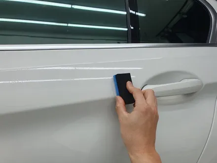 BMW 530i 쿠폰 필름 제거 후 부산 브이쿨 썬팅 시공 / 부산 해운대구 재송동