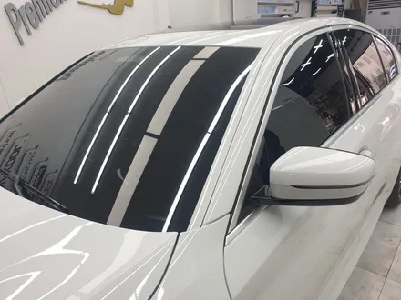 BMW 530i 쿠폰 필름 제거 후 부산 브이쿨 썬팅 시공 / 부산 해운대구 재송동