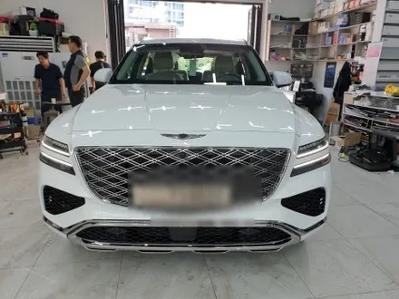 제네시스 GV80 우유니 화이트 신차패키지 시공 / 부산 해운대구 재송동