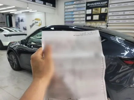 부산 테슬라 썬팅 루마버텍스로 열차단 비금속성 비반사 필름 썬팅 농도 후기 / 부산 해운대구 재송동