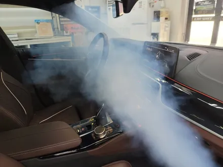 BMW 530i 쿠폰 필름 제거 후 부산 브이쿨 썬팅 시공 / 부산 해운대구 재송동