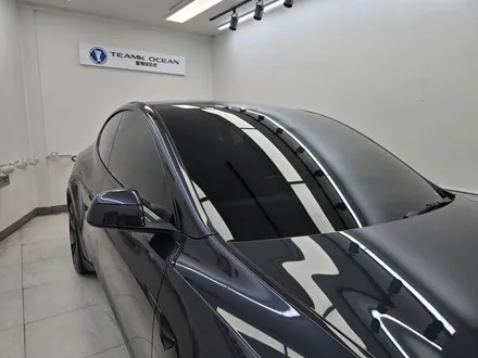 부산 테슬라 썬팅 루마버텍스로 열차단 비금속성 비반사 필름 썬팅 농도 후기 / 부산 해운대구 재송동
