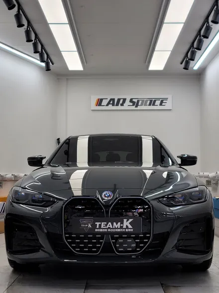 BMW I4 M50에 적용 된 부산 씰룩 가죽코팅 / 부산 해운대구 재송동
