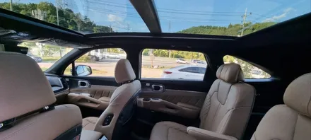 더뉴쏘렌토 스노우화이트펄 썬팅 레인보우 V90 전면 30% 측후면 12% 파썬 30% / 안산 팔곡일동