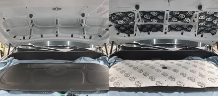 팰리세이드 \'레인보우V90+LX5000+유리막코팅+시트코팅+유리창발수코팅+PPF+보닛방음+휀다방음..\'신차패키지 작업 후기_김포점 카스페이스 / 김포시 장기동