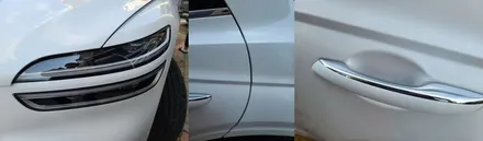 제네시스 GV70 \'레인보우V90+아이나비 QXD7000+유리막코팅+시트코팅+PPF\' 신차 작업 후기_김포 카스페이스 / 김포시 장기동