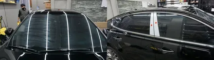 K7프리미어 오로라블랙펄\'썬팅 아마테라스EN+블랙박스 파인뷰LX3000+더벙커패키지+유리막코팅+PPF+유리창발수코팅+시트코팅\'이OO회원님 후기_김포카스by김포썬팅 / 김포시 장기동