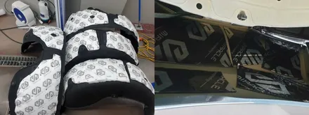 4세대 카니발  아스트라블루\'썬팅 레인보우V70+유리막코팅+유리창발수코팅+시트코팅+방음패키지(보닛방음+휀다방음)+PPF\'신차패키지 후기_김포카스페이스by김포썬팅 / 김포시 장기동