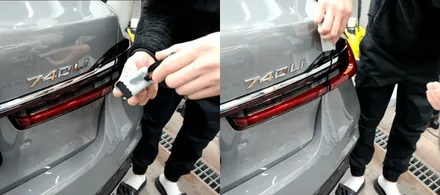 BMW 740Li \'차량썬팅 레인보우V90 아이나비QXD+유리막코팅+시트코팅+자동차PPF+방음\' 신차패키지 작업후기_김포 카스페이스 / 김포시 장기동