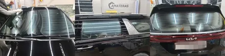 4세대 카니발 \'썬팅 레인보우V90+블랙박스 아이나비QXD7000+유리막코팅, 유리발수, 시트코팅,PPF, 방음\' 신차패키지 작업 후기_김포 카스페이스 / 김포시 장기동