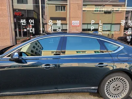 제네시스 G80 태즈먼 블루\'썬팅_레인보우V70+블랙박스_파인뷰LX3000_PPF3종\'이00회원님 후기_김포카스페이스by김포썬팅 / 김포시 장기동