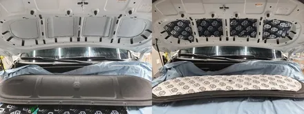카니발KA4 스노우화이트펄\'레인보우V90,V70+아이나비QXD5000+유리막코팅+시트코팅+방음A(보닛+휀다)\'최00회원님후기_김포카스페이스 / 김포시 장기동