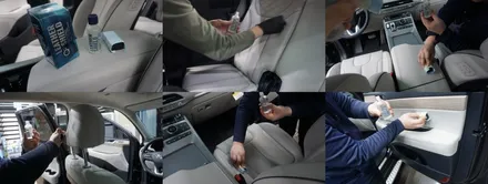 팰리세이드 문라이트 클라우드 \'썬팅+블박+메이튼사이드+메이튼LED도어스커프+4륜조그+가죽코팅.....\' 고00회원님 후기_김포카스by김포썬팅 / 김포시 장기동