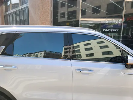 쏘렌토 화이트 \'레인보우V90+아이나비+유리막코팅+시트코팅+방음+ PPF..\'신차패키지 작업 후기 김포 카스페이스 / 김포시 장기동