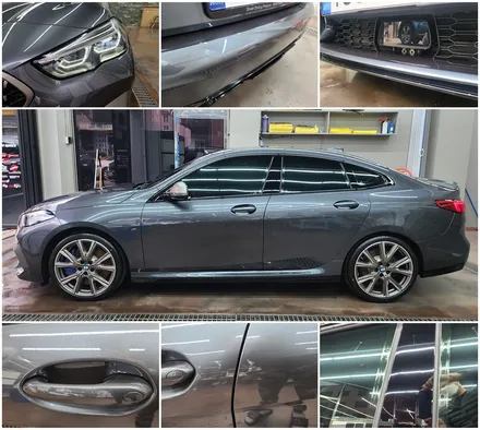 BMW 2시리즈 M235i \'썬팅 레인보우V90+블랙박스 아이나비&커넥티드프로+유리막코팅+보조배터리 마이티셀SA12000+PPF...\'신차패키지 후기_김포카스페이스 / 김포시 장기동