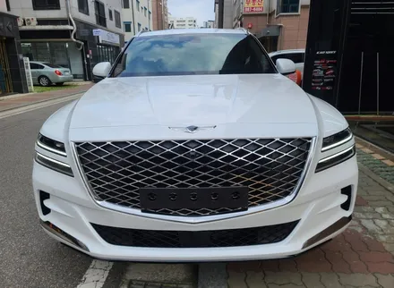 제네시스 GV80 우유니화이트 \'레인보우V90+아이나비QXD5000+마이티블로우+PPF+코일매트+유리발수\' 신차패키지 작업 후기_카스페이스 김포점 / 김포시 장기동