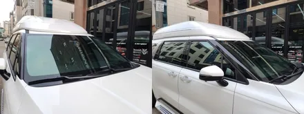 KA4 카니발 하이리무진 9인승 \'티나인V100+아이나비QXD7000+유리막코팅(미라클S9)+방음+PPF...\' 신차패키지 작업 후기_김포 카스페이스 / 김포시 장기동