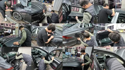더 뉴그랜저 녹턴 그레이 도착_김포카스by김포썬팅 / 김포시 장기동
