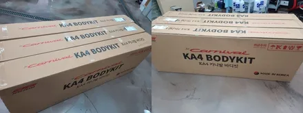 카니발KA4 오토그랜드 바디킷 출시!!, AMG머플러팁 시공 / 김포시 장기동