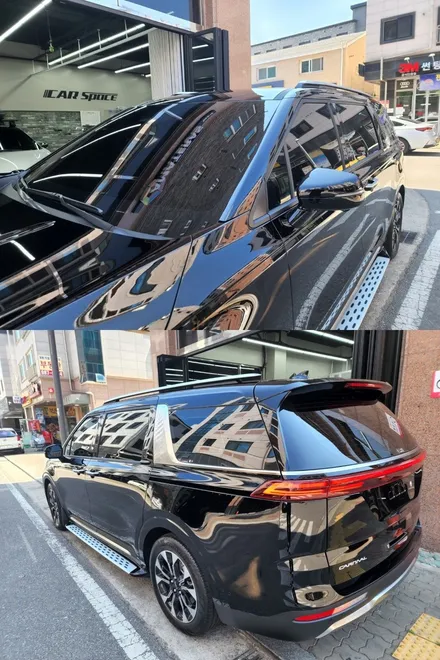 KA4카니발 블랙 QXD스탠다드 신차패키지 엠보싱(프리미엄브라운), 바닥방음, 빌스콘티레드보강킷_김포카스 / 김포시 장기동