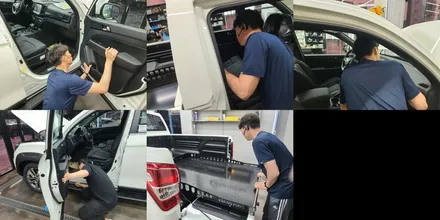 렉스턴 스포츠 칸 김포 카스페이스 도착 / 김포시 장기동