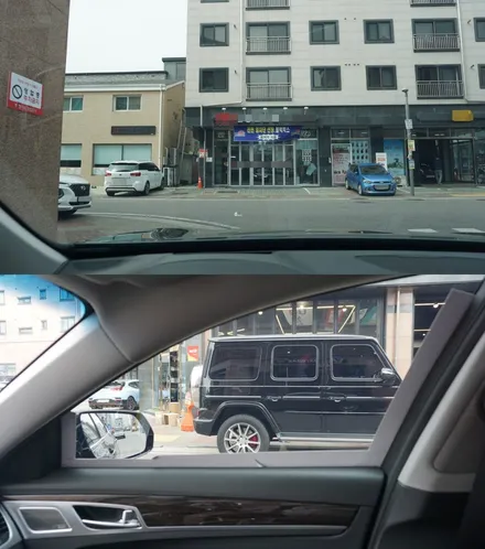 제네시스 G80 카본메탈\'썬팅 아마테라스EN+방음팩+유리막코팅+블랙박스 파인뷰 LX2000프리미엄+PPF\'이OO회원님후기_김포카스by김포썬팅 / 김포시 장기동