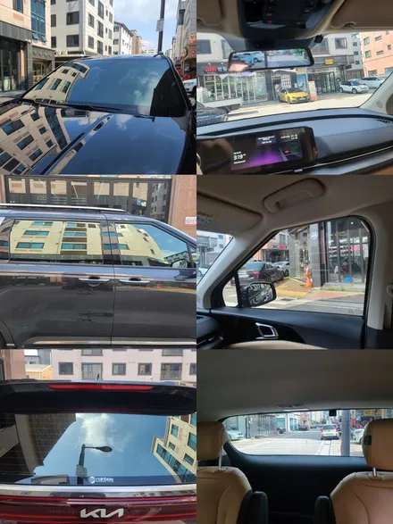 KA4 카니발 \'레인보우V90+파인뷰 LX3+GSC사이드스텝+바디킷AMG팁+하단그릴+유리막코팅,,,\'신차패키지 작업 후기_김포점 카스페이스 / 김포시 장기동